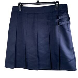 French Toast 2-Tab Scooter Girl's Size 14.5 Navy 100% Polyester School Uniform